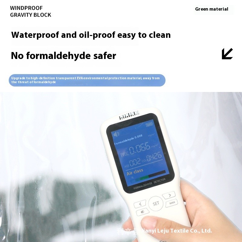 Air Conditioning Curtain Factory - Transparent EVA Nylon Magnetic