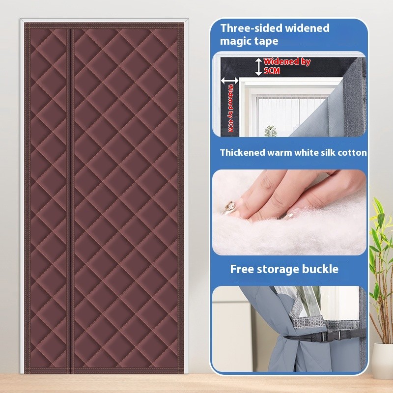 Cotton Door Curtain Manufacturer - Modern Side Opening Self Priming