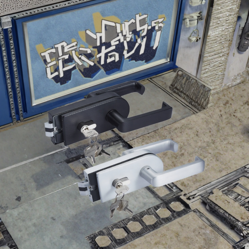 Glass Handle Lock Factory - Minimally Designed Commercial Home