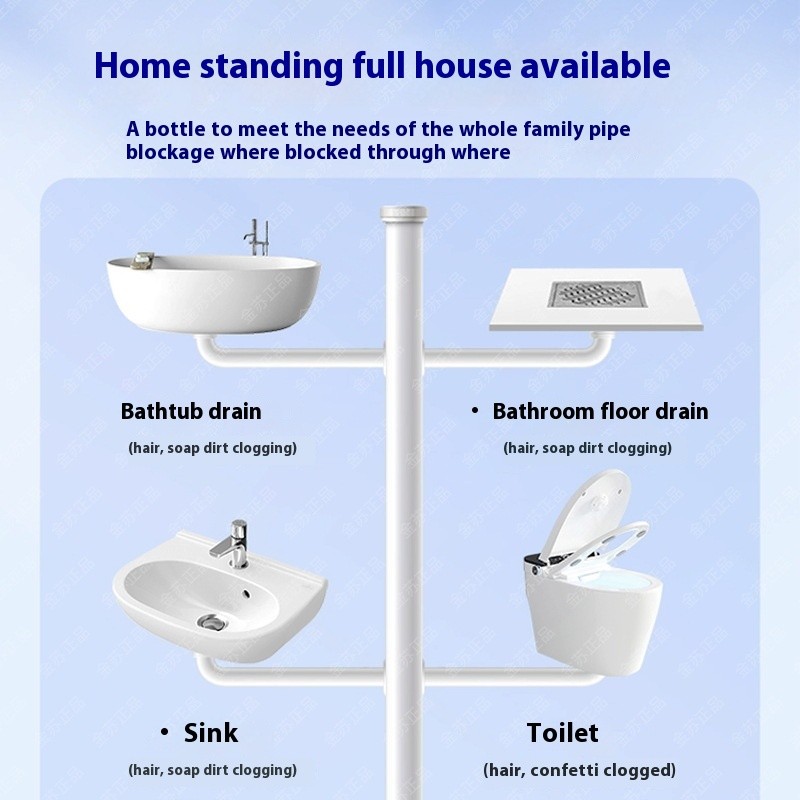 Pipe Cleaner Factory - Strong Dissolving Kitchen Sewer Toilet