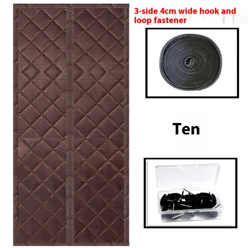 Magnetic Door Curtain Manufacturer - Winter Thickened Polyester Fiberglass
