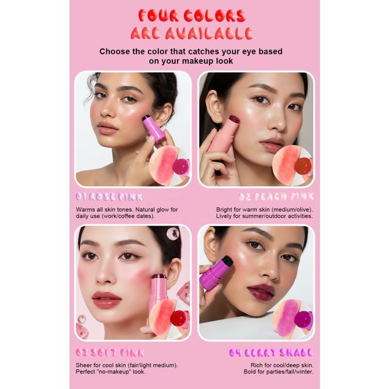 Powder Blusher - Private Label Water Resistant Jelly