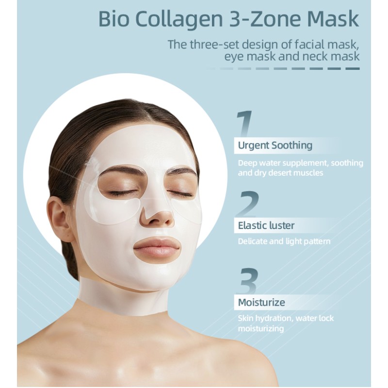 Facial Neck Mask - Private Label Collagen Three One