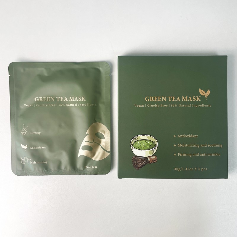 Green Tea Mask - OEM Antioxidant Hyaluronic Acid