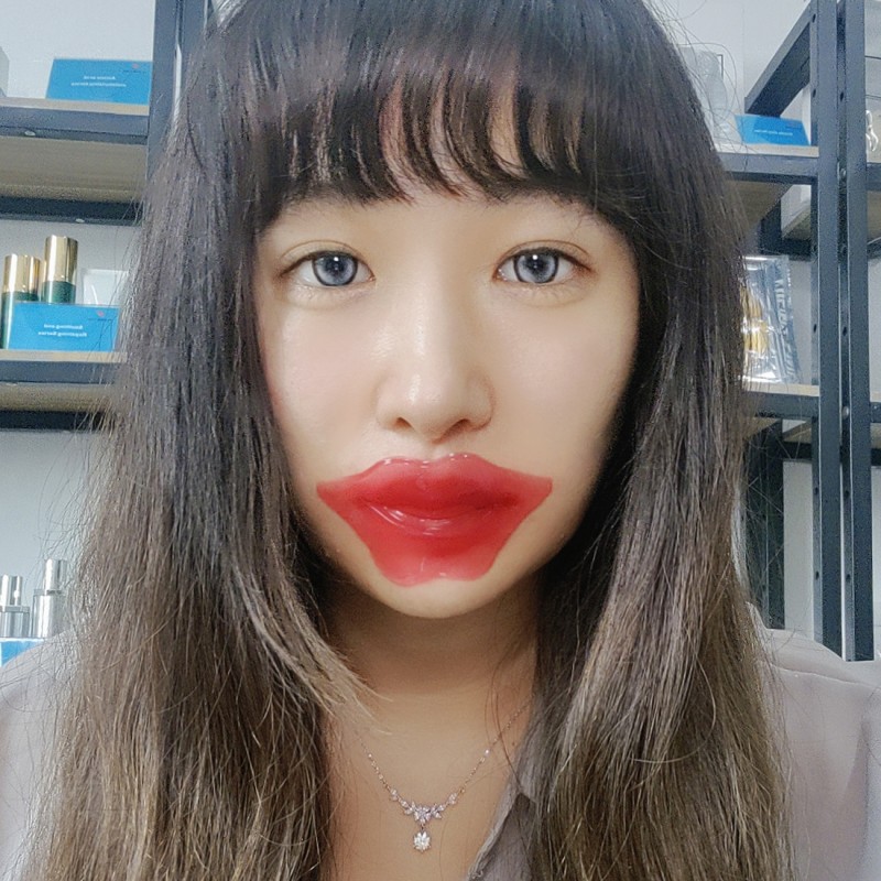 Lip Mask - Private Label Collagen Hydrogel Pink