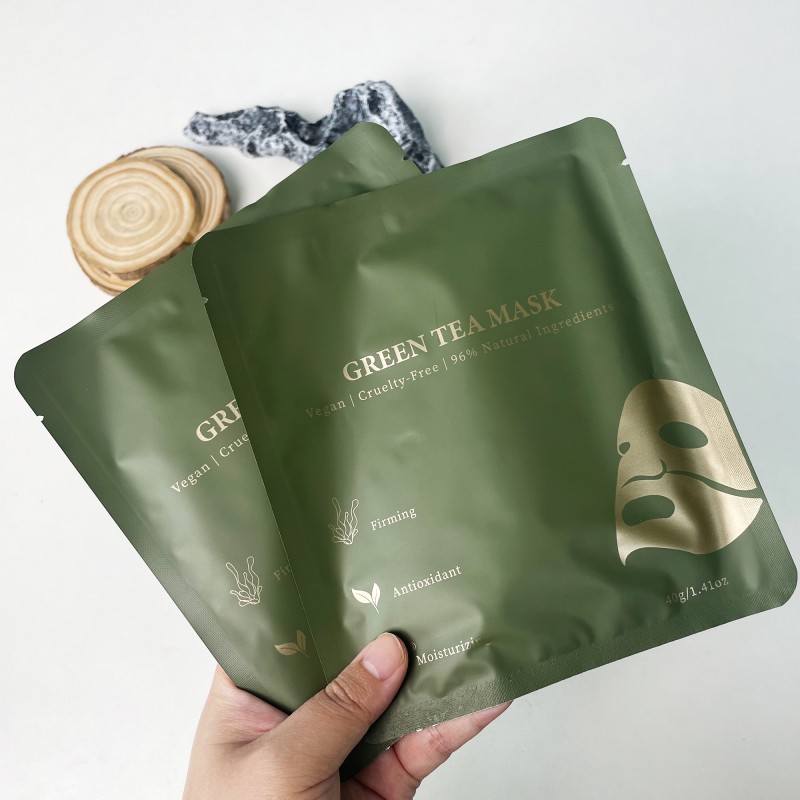 Face Sheet Mask - OEM Natural Tea Matcha Collagen Supplier