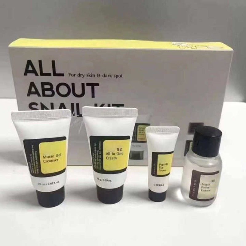 Snail Skin Care Set Factory - Cossrx Mucin Wash Serum Moisturizer