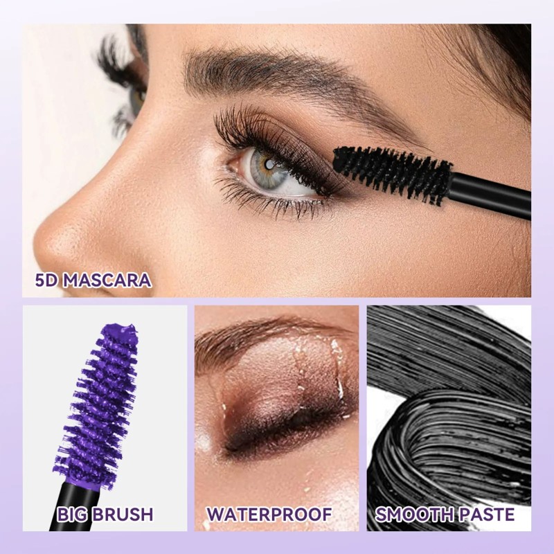 Mascara Factory - Waterproof Thick 4d Silk Fiber Curling