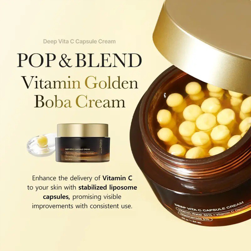 Vitamin C Cream Manufacturer - Medicub Golden Capsule Facial Care