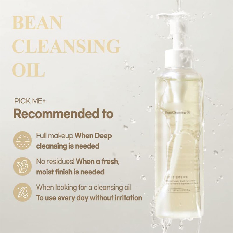 Bean Cleansing Oil Factory - 195ml Mixxsoon Korean Deep Cleanser