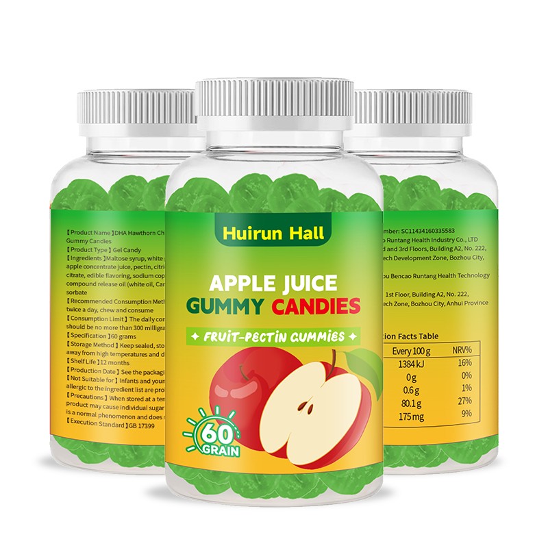 Apple Gummy Candy - OEM Juice Pectin Customizable