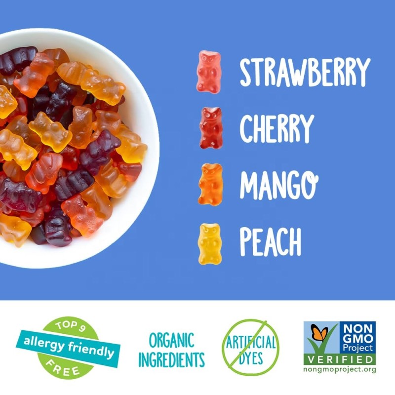 Premium Organic Gummies - USDA Certified Vegan