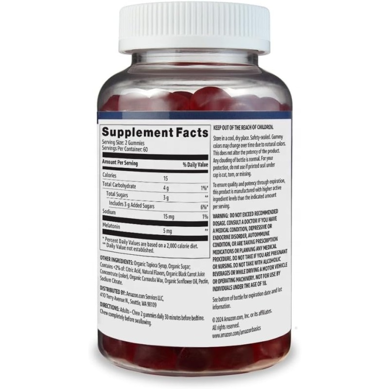 Sleep Aid Gummies - Vegan Berry Flavor Support