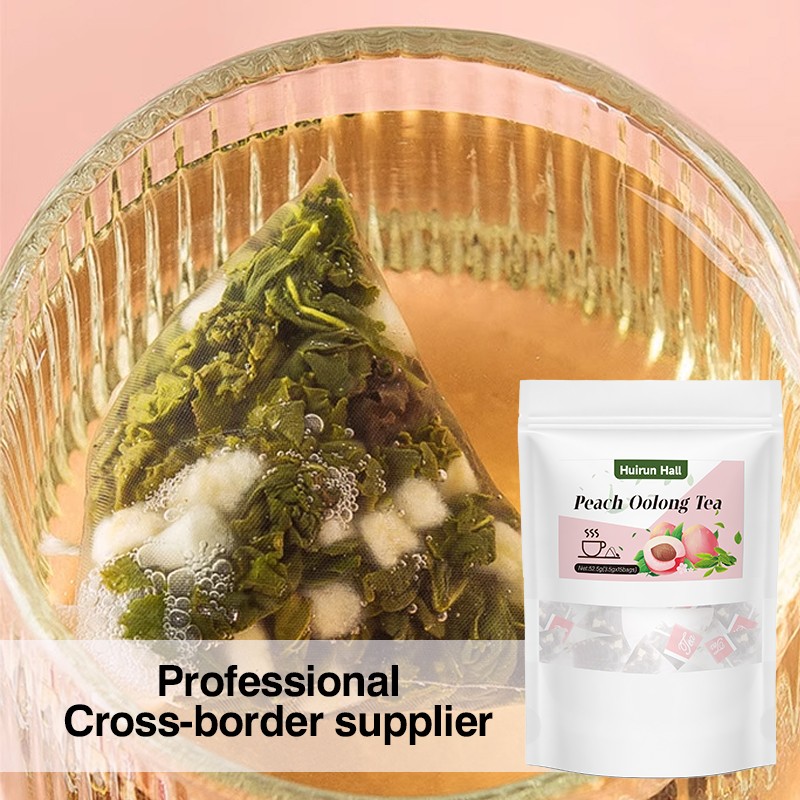 Pyramid Tea Bags - Premium Peach Herb Easy Brew