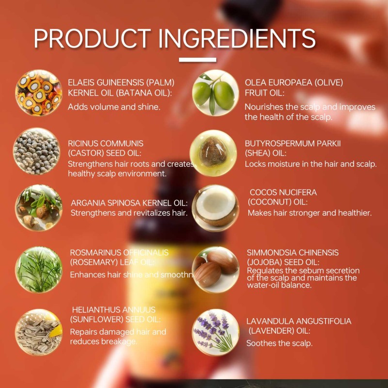 Coconut Hair Oil - Grapeseed Sleek Back Formula