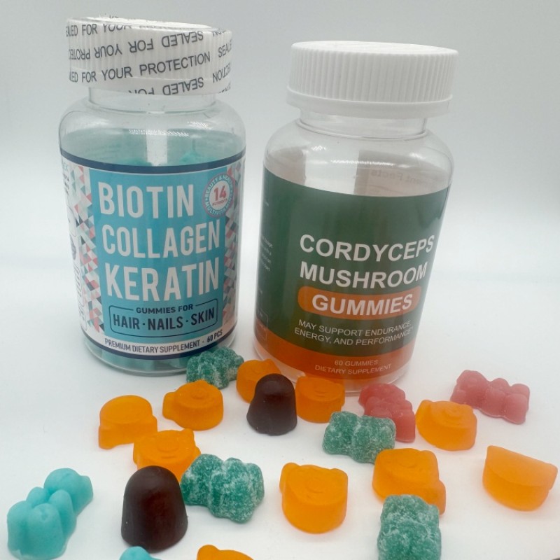 Herbal Gummies Maca Capsules Garlic / Ginger / Ginseng / Panax Notoginseng Sugar-Free Herbal Supplements