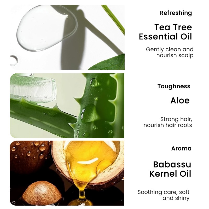 Herbal Shampoo Manufacturer - MULAN Tea Tree Hydrated Lustrous Hair
