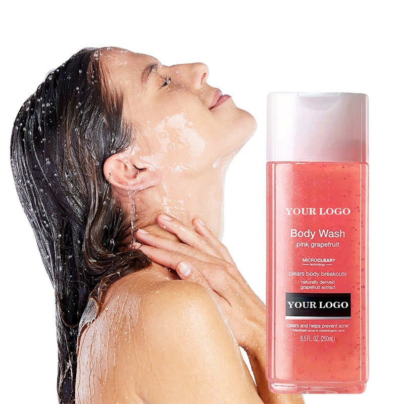 Shower Gel Manufacturer - MULAN Organic Grapefruit Whitening Acne