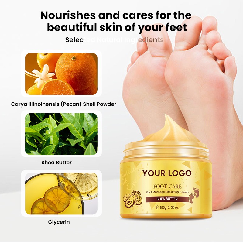 Foot Scrub Factory - MULAN Exfoliating Cream Pedicure Callus Dissolving
