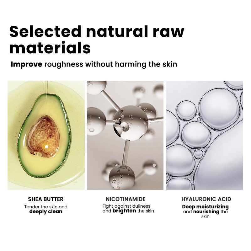 Glycolic Acid Scrub Factory - MULAN Exfoliating Brightening Removes Dead