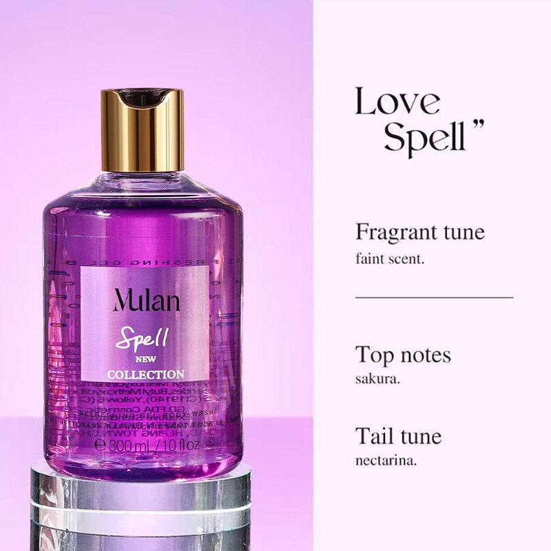 Body Wash Factory - MULAN Organic Fragrance Gel Deep Cleaning Moisturizing