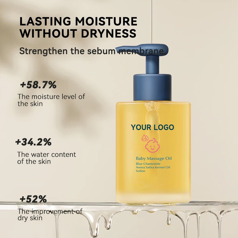 Body Oil Manufacturer - MULAN Natural Blue Chamomile Baby Massage