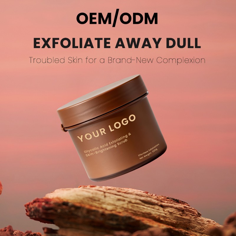 Glycolic Acid Scrub Factory - MULAN Exfoliating Brightening Removes Dead