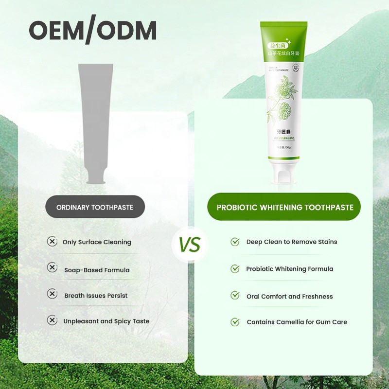 Toothpaste Manufacturer - MULAN Customizable Probiotic Camellia