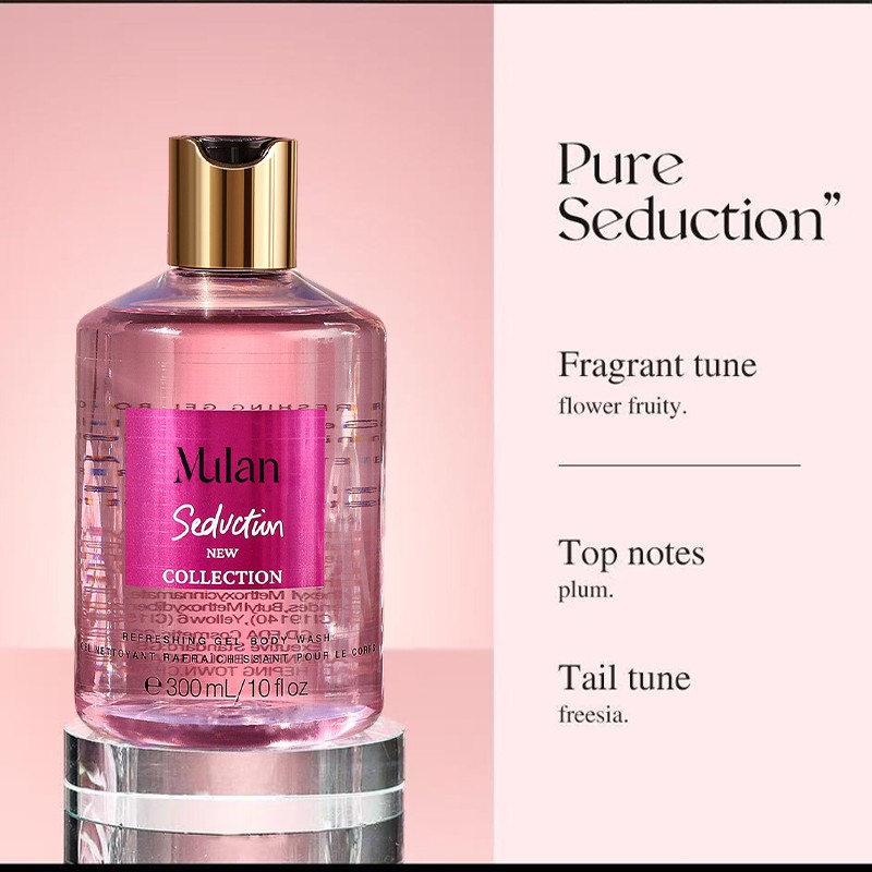 Body Wash Factory - MULAN Organic Fragrance Gel Deep Cleaning Moisturizing