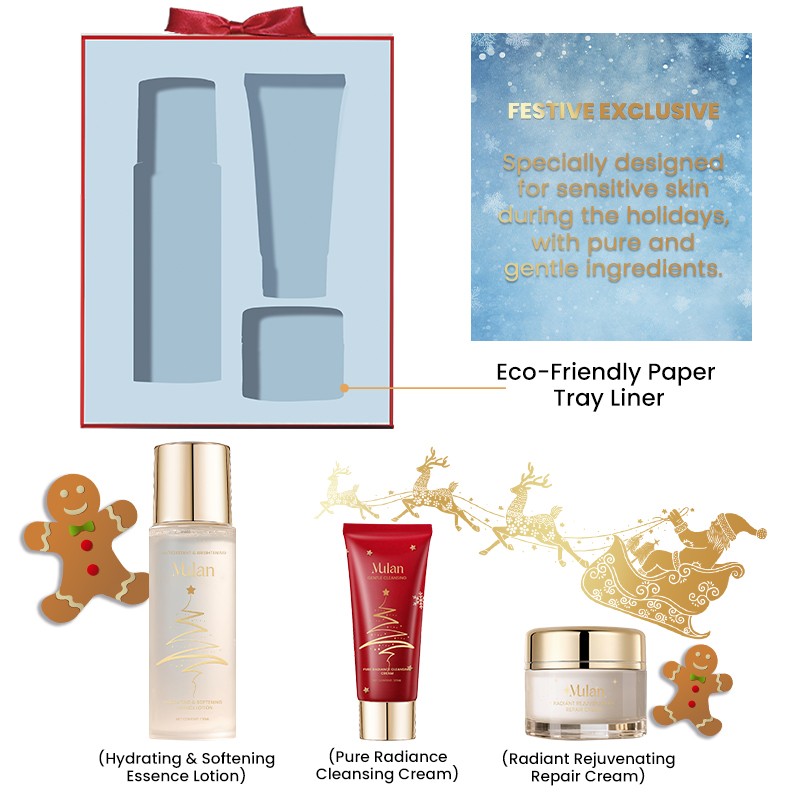 Skincare Gift Set Factory - MULAN Limited Edition Christmas Almond