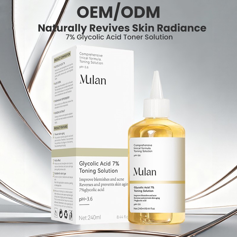 Clarifying Toner Factory - MULAN 7% Glycolic Acid Private Label