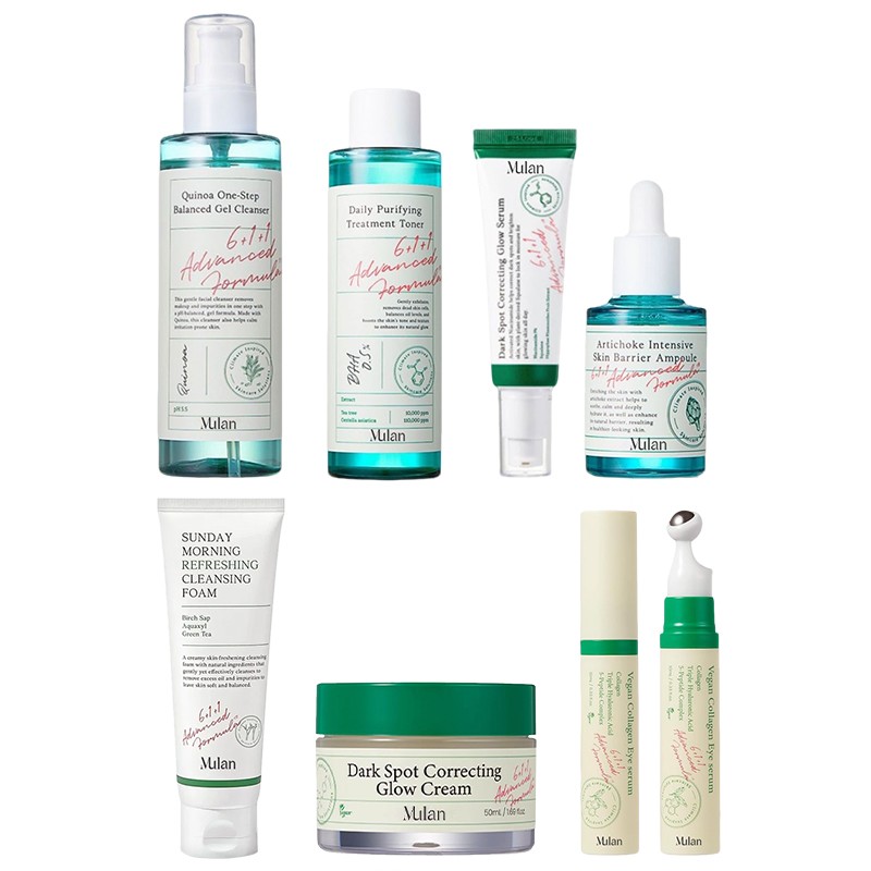 Skin Care Set Factory - MULAN Custom Acne Treatment Korean Style