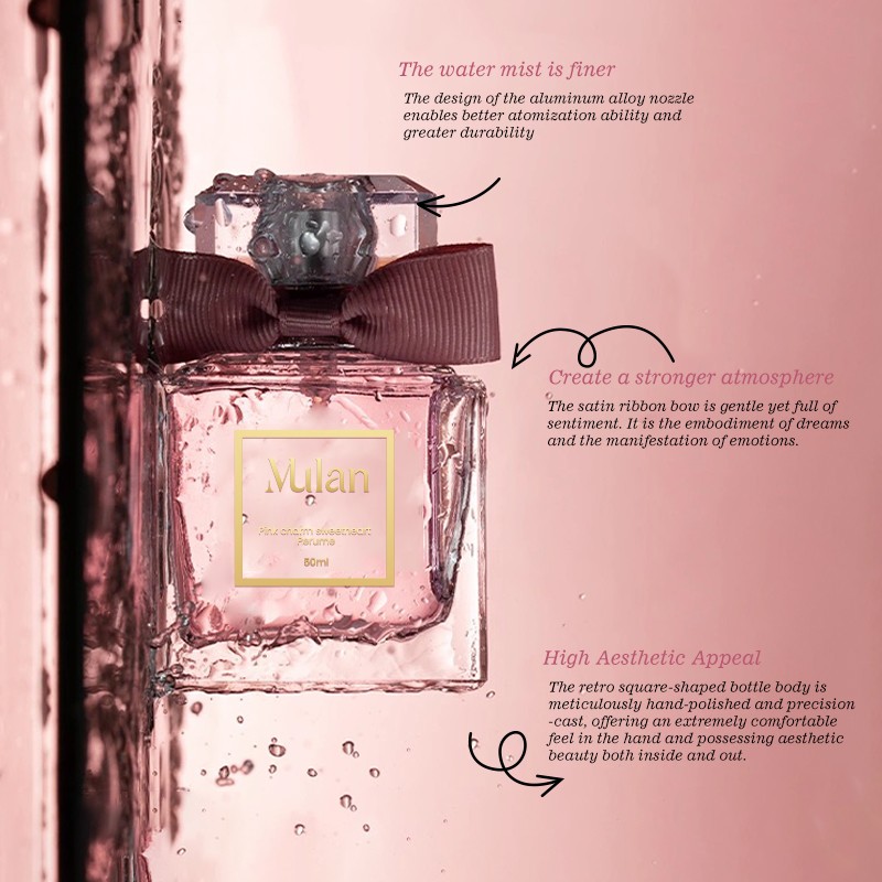 Eau De Parfum Factory - MULAN Women Long Lasting Pink Charm