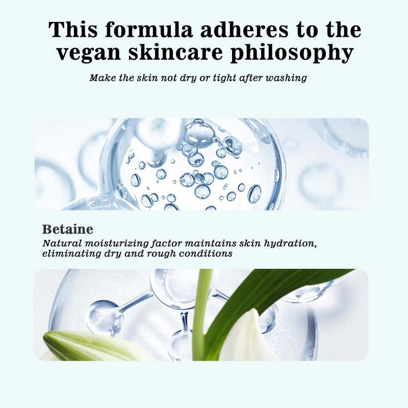 Facial Cleanser Manufacturer - MULAN Vegan Niacinamide Amino Acid Deep