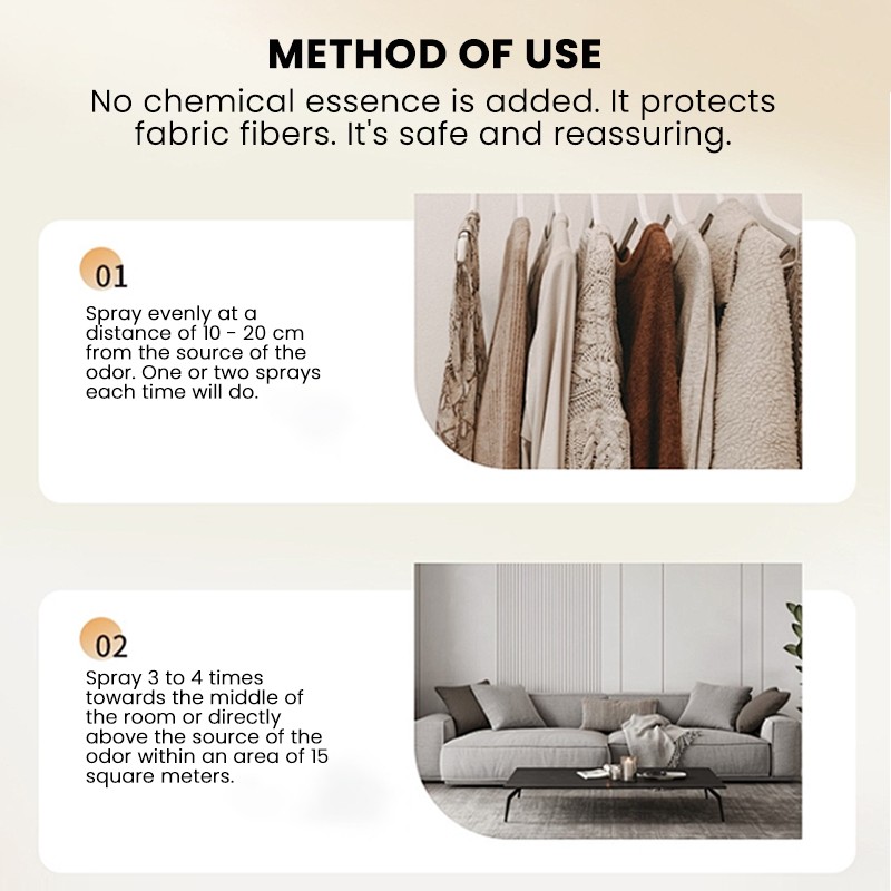 Fabric Freshness Spray Manufacturer - MULAN Clothing Protection Odor