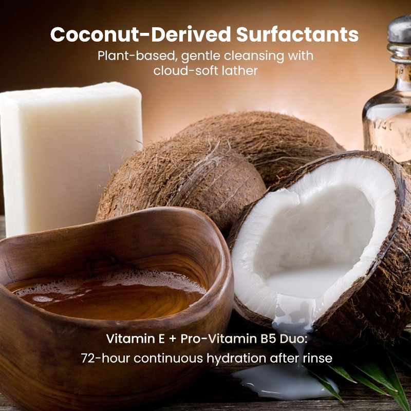 Shower Gel Factory - MULAN Coconut Nourishing Hydrating Relaxing