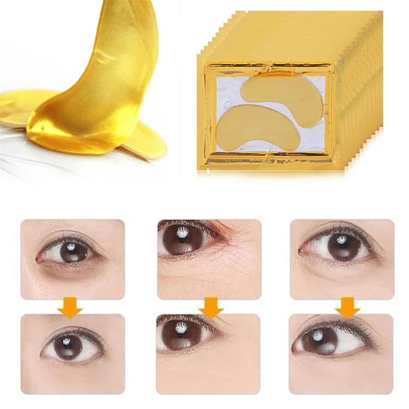 Gel Eye Mask Manufacturer - Custom Gold Foil Herbal