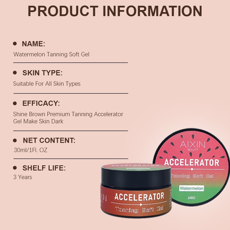Watermelon Tanning Gel Factory - OEM Sunbed Bronze