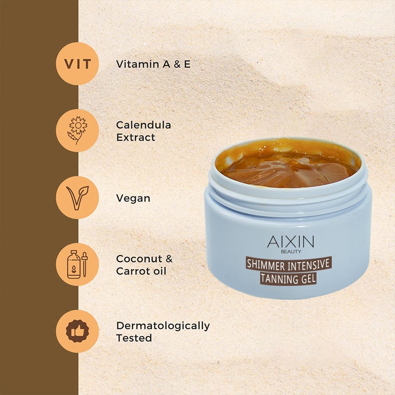 Tanning Gel Factory - OEM Carrot Gold Glitter