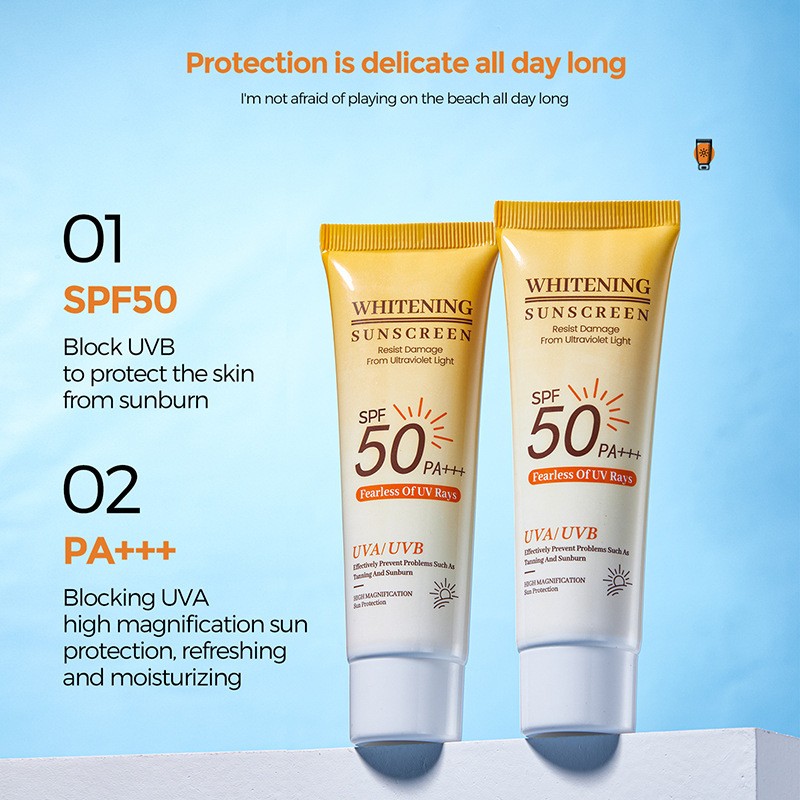 Whitening Sunscreen Supplier - Bulk Mild Non-irritating