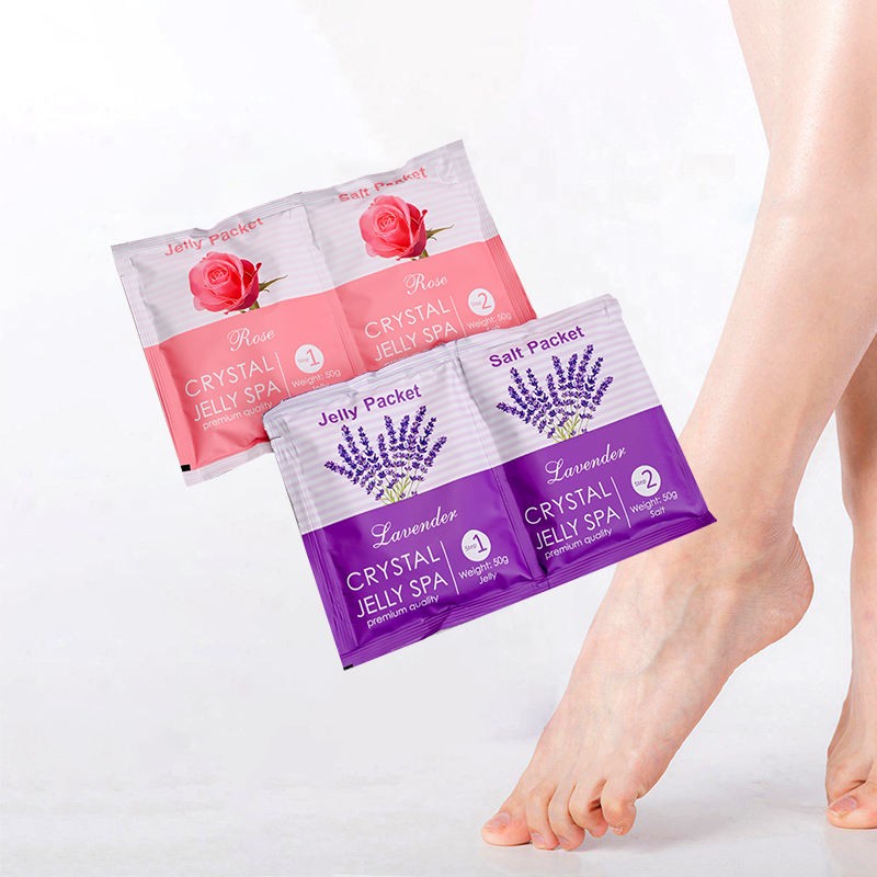 Foot Spa Salt Supplier - Custom Lavender Crystal Jelly