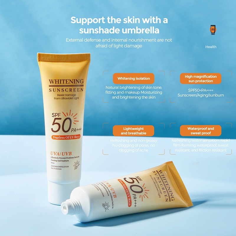 Whitening Sunscreen Supplier - Bulk Mild Non-irritating