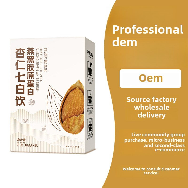 Collagen Drink Factory - Bird's Nest Almond Qibai Diet Fiber