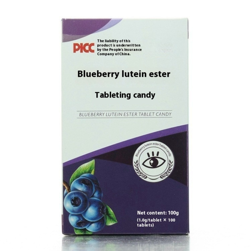 Eye Care Tablets Manufacturer - Blueberry Lutein Ester Mint Coated
