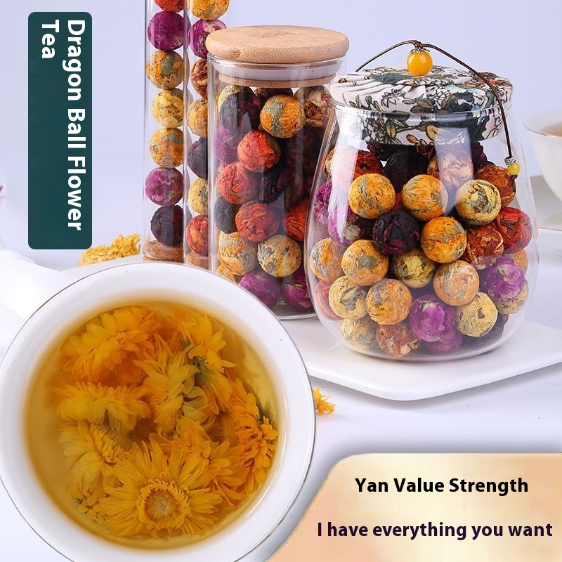 Health Tea Manufacturer - Dragon Ball Rose Chrysanthemum Lily