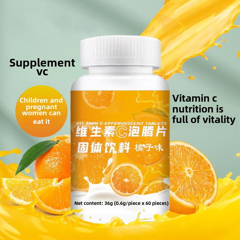 Vitamin C Tablets Manufacturer - Healthy Lemon Effervescent Kids Glass