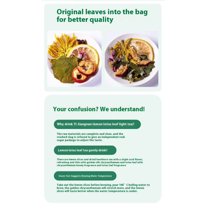 Beauty Tea Factory - Wholesale Lemon Hawthorn Lotus Leaf Box