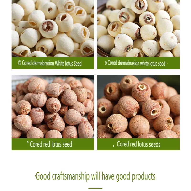 Lotus Seeds Manufacturer - Hunan Glutinous Red Skin Dried with Cores