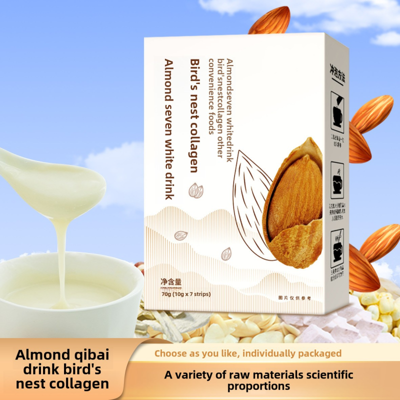 Collagen Drink Factory - Bird's Nest Almond Qibai Diet Fiber