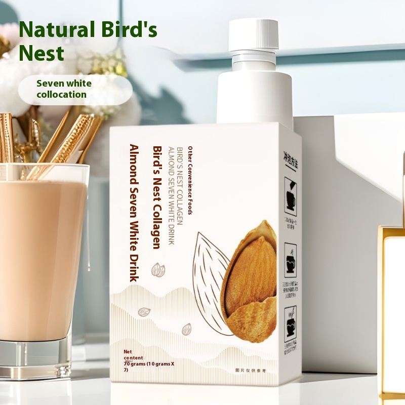 Collagen Drink Factory - Bird's Nest Almond Qibai Diet Fiber